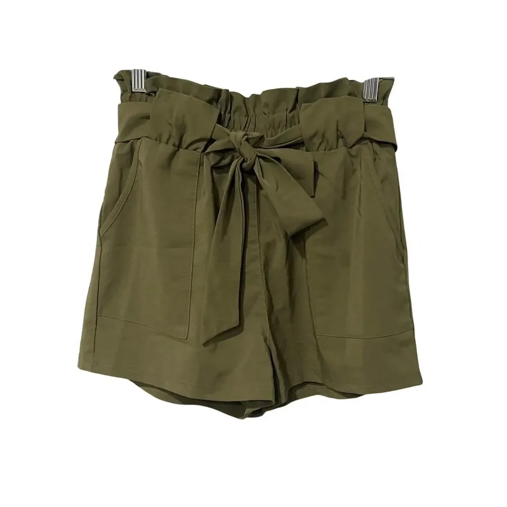 Grace Karin, Olive Green Shorts, Size M 1363o